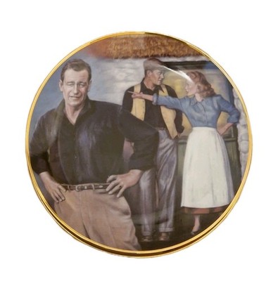 John Wayne The Quiet Man Movie Collection Plate #0115A Limited Edition Vintage