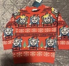 Thomas The Tank Engine Christmas Jumper 12-18 Months BNWT 