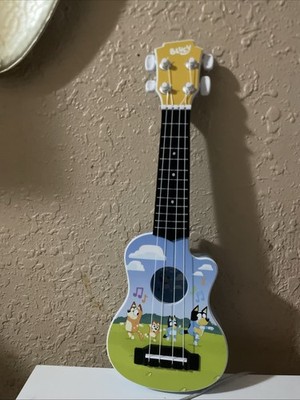 Kidz Toyz Bluey Toy Ukulele Kids Small Guitar New Out Of Box