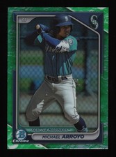 2024 Bowman #BCP-97 Michael Arroyo Chrome Prospects Lunar Glow Refractors