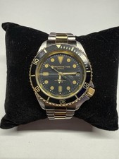Innovative Time Quartz Diver Watch Rotating Bezel New Battery