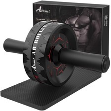 Abiarst Ab Roller Wheel, Abs Workout Equipment for Abdominal  Core Strength ...
