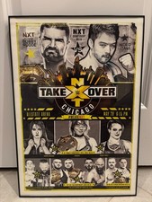 WWE NXT Takeover Chicago Match Poster Framed ...