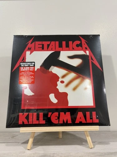 METALLICA - KILL 'EM ALL - REMASTERED - BLACKENED *SEALED* Vinyl Record LP Mint