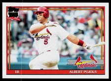 2026 Topps '91 Topps #T9143 Albert Pujols Card St Louis Cardinals Near Mint