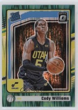 2024 Panini Donruss Optic Rated Rookie Green Shock Prizm /149 Cody Williams 1ay2