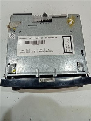 9662925977 96629259XT AUDIOSYSTEM / RADIO-CD / 7493 FÜR PEUGEOT 307 S104.2001