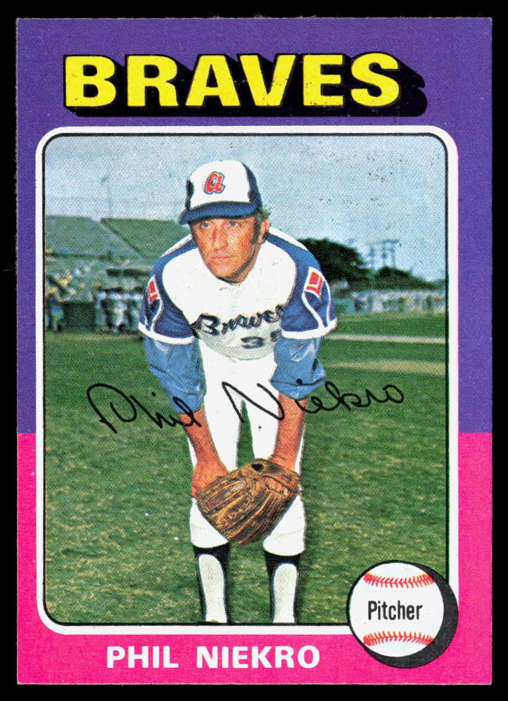 Phil Niekro 1975 Topps Mini #130