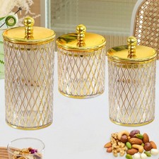 3 Stück Vorratsdose mit Deckel vielseitig luftdicht für Trockenobst Bonbons Nüsse