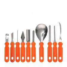 10 Pieces Jack-Lantern Carving Kit Sturdy Pumpkin Sculpting Tools