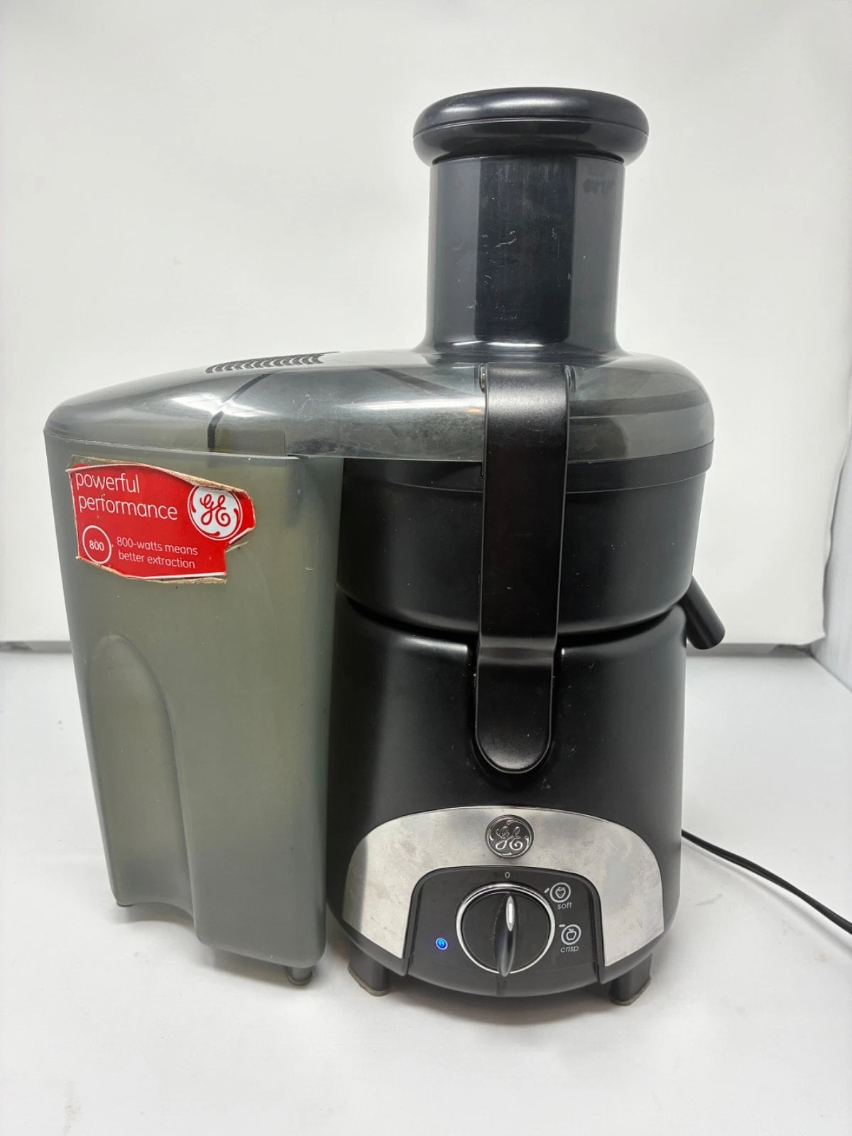 General Electric Model 169201 Juicer/Extractor 800 Watts Fruit/Vegetable Tested