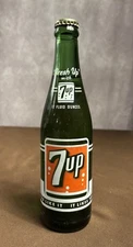 7UP Soda Pop Bottle 12 oz Seven-Up “You Like It…” Denver ~4/20~ 1953 Capped Full