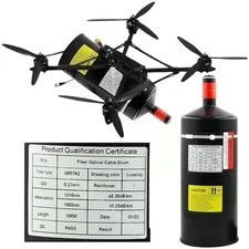 10km G657A2 Single-Mode Fiber Optic Cable Drum 0.27mm | FC/UPC | Low Attenuation