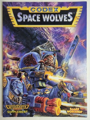 Warhammer 40k Space Wolves Codex 1994 2nd Edition Very Good Condition