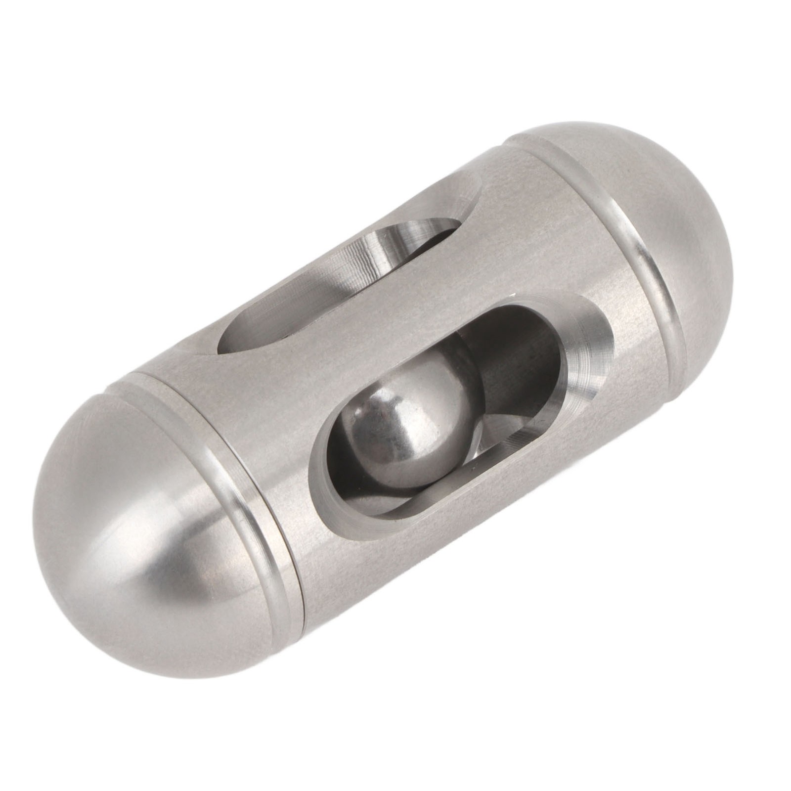 ADHD Bead Push Slider Toy Unique Capsule Shape Metal Material For Stress Relief