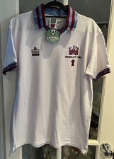 West Ham United 1980 F.A. Cup Final Shirt - Large - Retro Score Draw - 4 Bonds