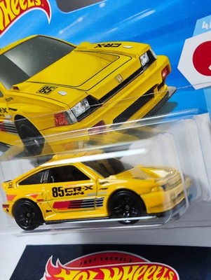 Hot Wheels 2026 NEW Case D 1985 Honda CR-X Yellow SC (Promo