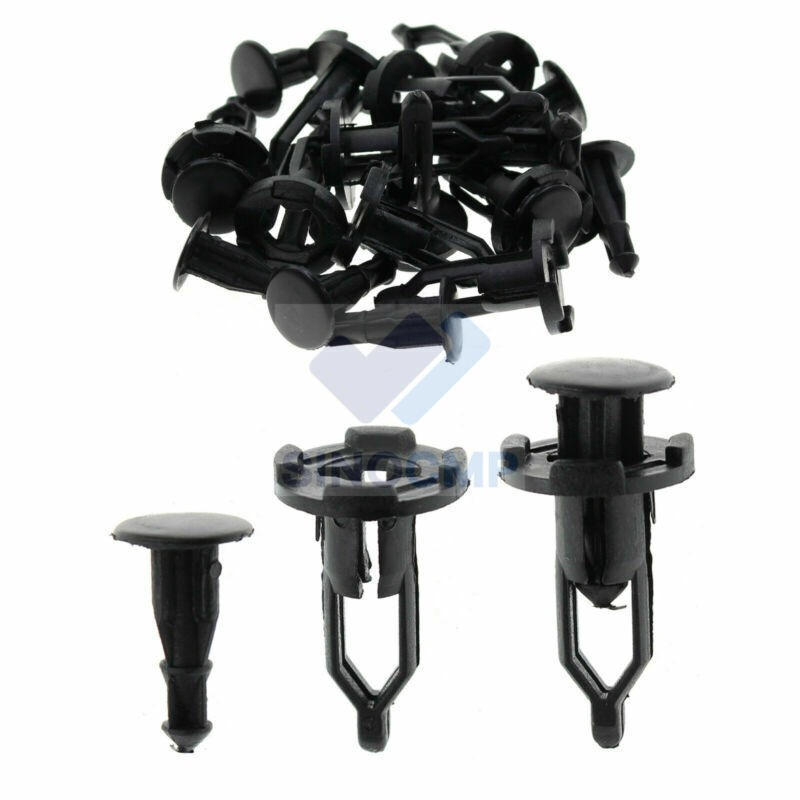 40pcs/4 types Car Push Retainer Pin Body Bumper Rivet Trim Moulding Clips %$#