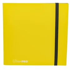 Ultra PRO - Eclipse 12-Pocket Lemon Yellow PRO-Binder for 480 Cards Standard Siz