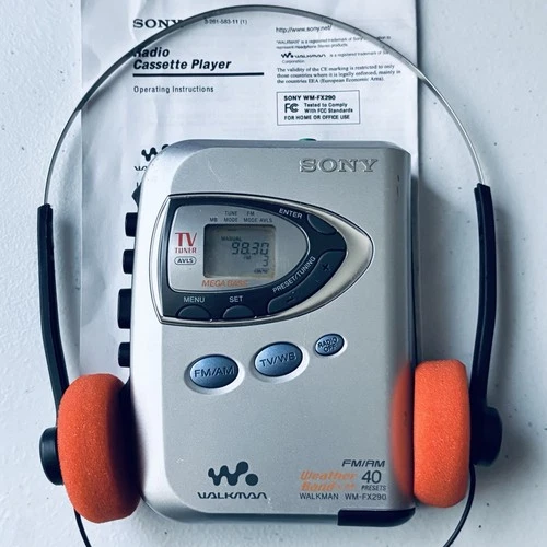 SONY Walkman WM-FX290 Cassette Player - Radio Works - Tape Player Doesn’t Work