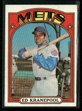 Ed Kranepool 1972 Topps #181 New York Mets VG-EX