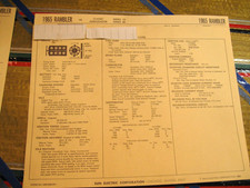 1965 Amc. Rambler V8 Ser 10-8 Cu. Classic Ambassador  Standardsadjust Card