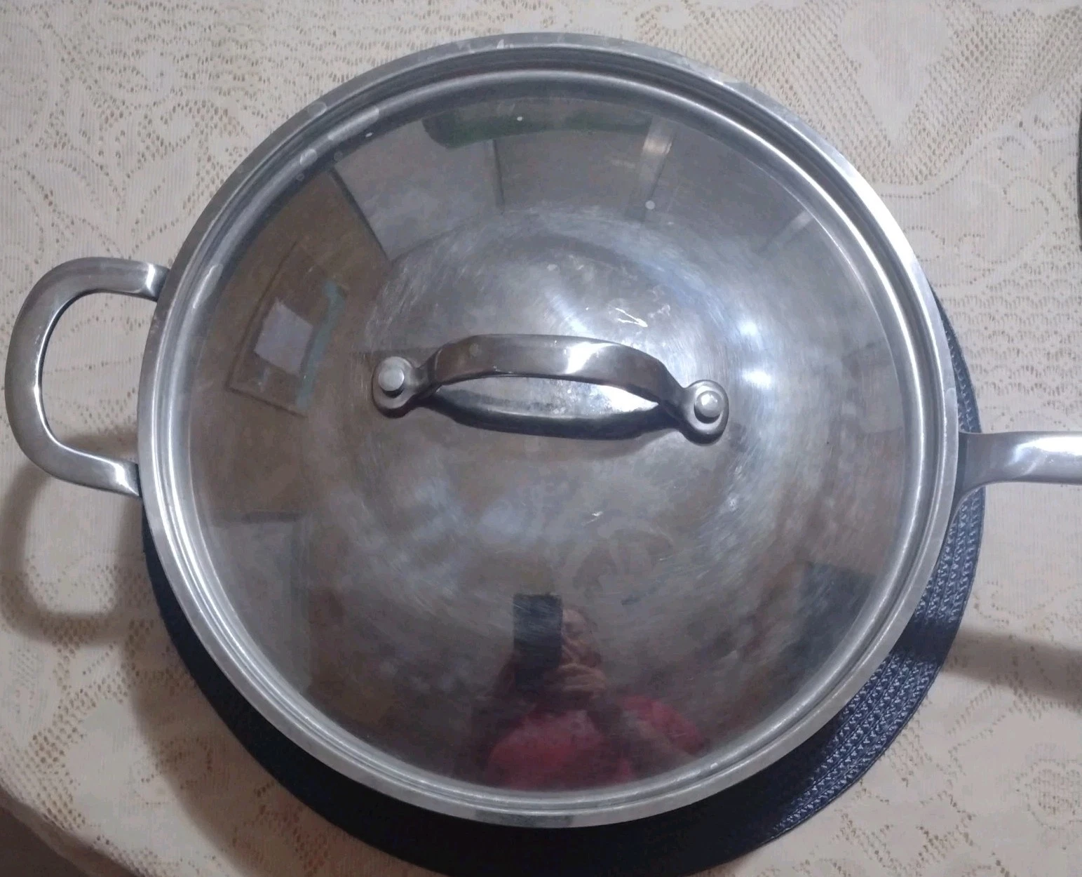 Circulon Commercial 6QT Hard Anodized Aluminum Non Stick Pan Stainless Steel Lid