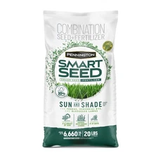 Pennington Smart Seed Sun and Shade Grass Seed 20 lb Covers 6660 sq ft
