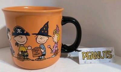 Peanuts Charlie Brown & Gang XL Coffee Mug Halloween Costume 21 oz. Double Sided