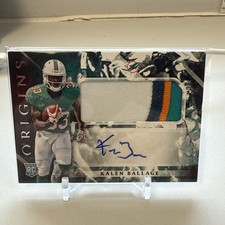 2018 Panini Origins - Rookie Jumbo Patch Autographs Kalen Ballage #117