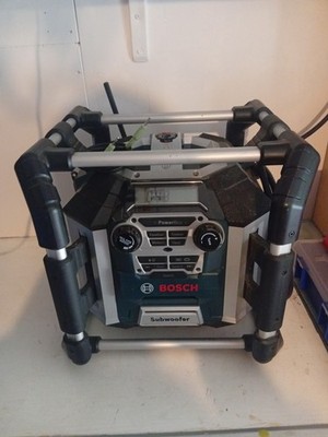 Bosch Professional GML 50 Baustellenradio/Radiolader mit Subwoofer Gebraucht