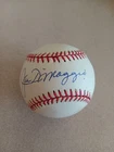 Joe DiMaggio Signed Official League Baseball Vintage Yankees Auto