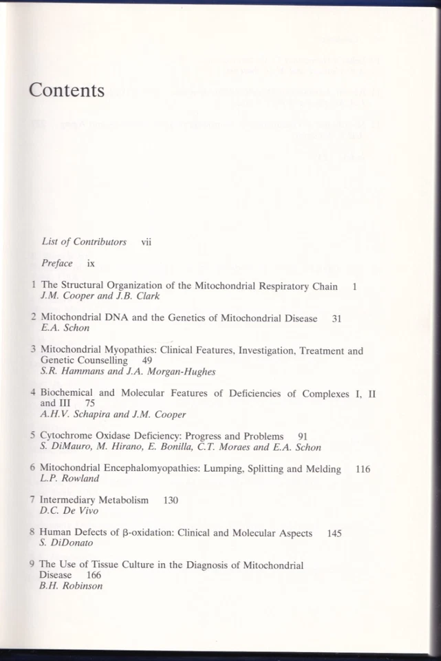 Mitochondrial Disorders in Neurology (BIMR Series) (1994, Hardcover) - Image 4 of 4