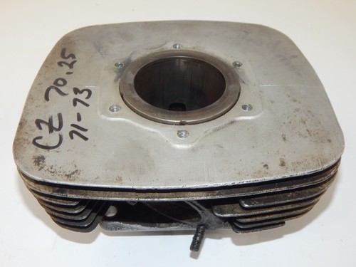 1971-1973 CZ 250 ENGINE MOTOR TOP END CYLINDER 980-13-122 BORE 70mm VINTAGE - Picture 10 of 17