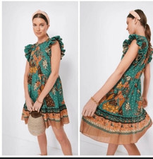 Ulla Johnson Etta Dress Peacock Print - Sundress Or Coverup - Size 0