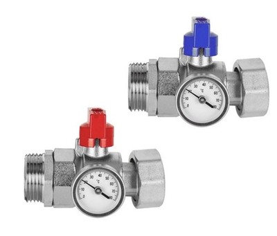 Polypipe Edelstahl 1'' Trennventile UFH164 Connect Control Pack Pumpe