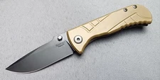 🌟BLADE Show Les George Talos - DLC MagnaCut & Milled/DLC Bronze/Tan Ti NEW!🌟