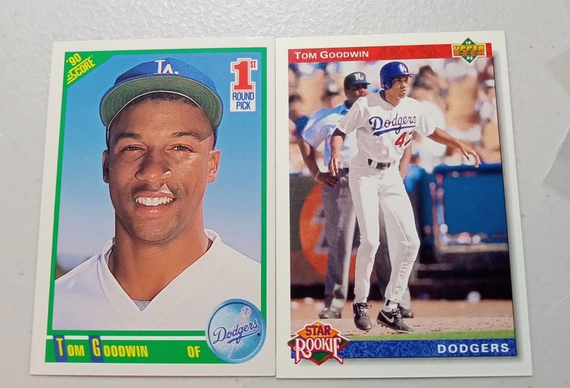 Tom Goodwin 1990 Score 1st Round Draft Pick Rookie Card