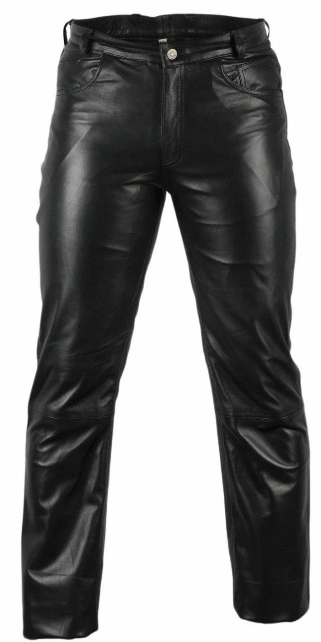 New Men's Leather Pant 100% Genuine Lambskin Slim Fit Casual Pant
Opens in a new window or tab