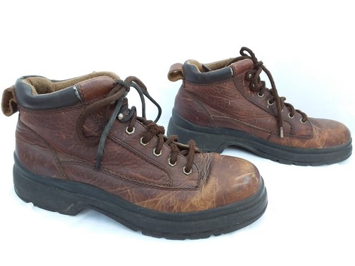 DOCKERS - Men's Red/Brown Distressed Leather Boot - Size 10M  90-6672 - Picture 1 of 7