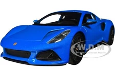 LOTUS EMIRA BLUE METALLIC 1/24 DIECAST MODEL CAR BY WELLY 24115