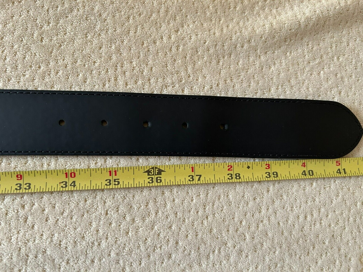 ルイ・ヴィトン ブラック ベルト 90/36 極美品】LOUIS VUITTON 