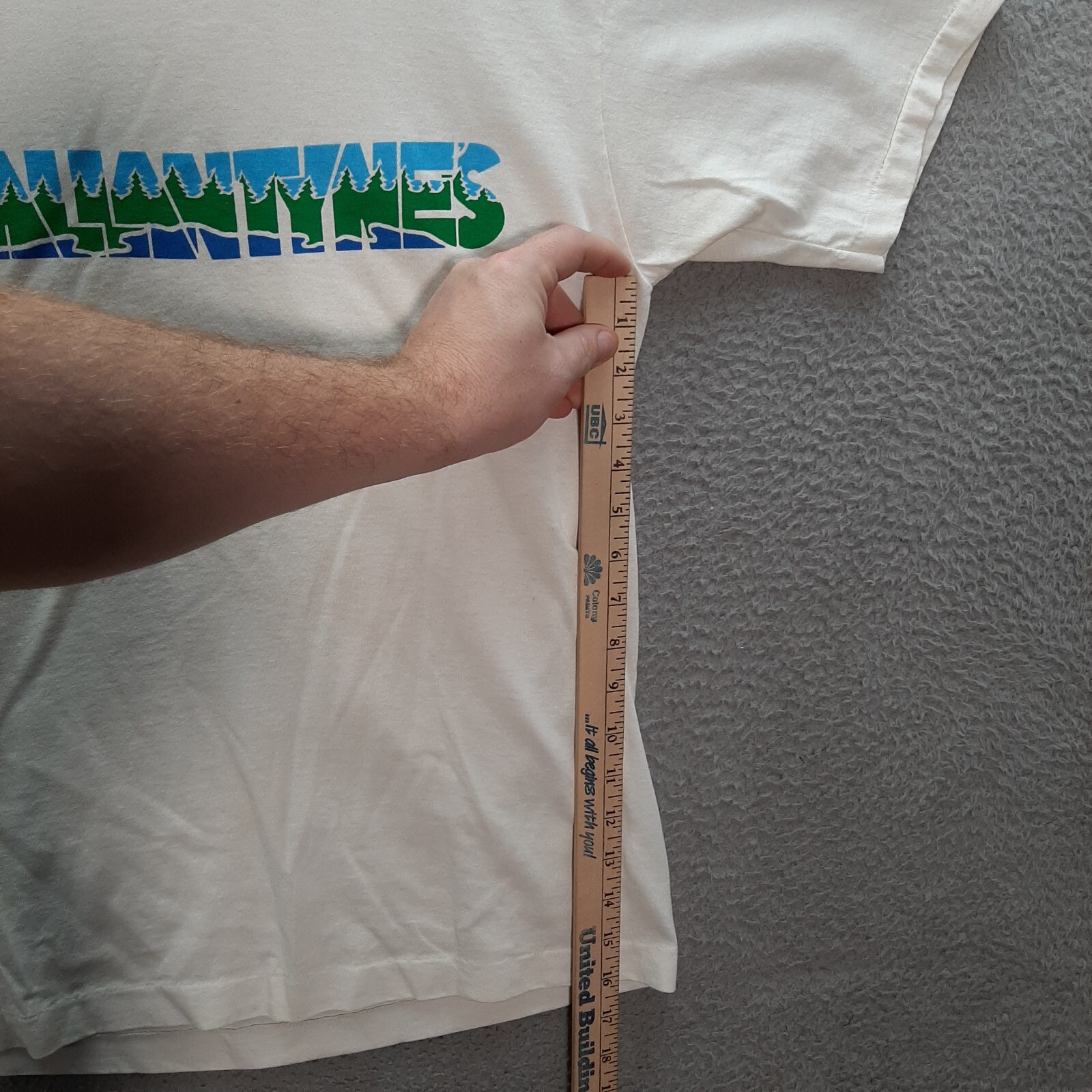 Vintage Screen Stars Best Shirt Adult Large White Ballantynes Cove Canada 1990s