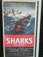 Sharks a.k.a. Deep Blood vhs