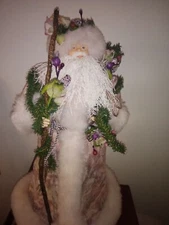 Pink Santa Tree Topper