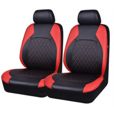 Fit For Honda Civic Front 2 Seat Covers Pu Leather Auto Protective Cushion Pad