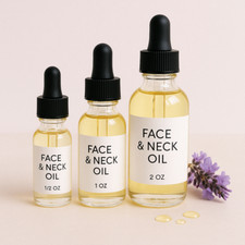 Nourishing Face Neck Oil Lightweight Botanical Facial Oil for Natural Glow