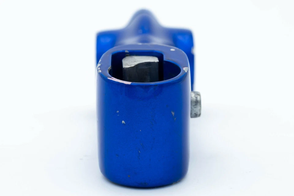 CHESINI 110mm 1" INCH STEM BLUE THREADLESS 90s VINTAGE AHEAD ROAD RACING BIKE - Image 4 of 4