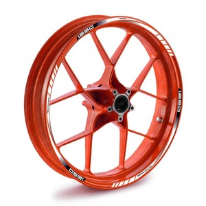 CERCHI letto-ADESIVI 3er Set-Adatto per KTM 1290 SUPER DUKE ORANGE 790082