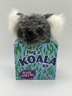 Hug a Koala Kit Book with Plush Stuffed Plush Toy David Wheeler Hug Kit